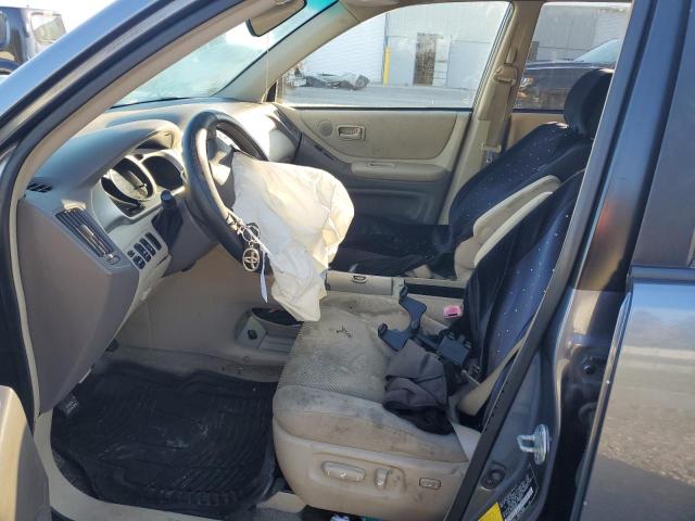 JTEEP21AX40066321 - 2004 TOYOTA HIGHLANDER BLUE photo 7