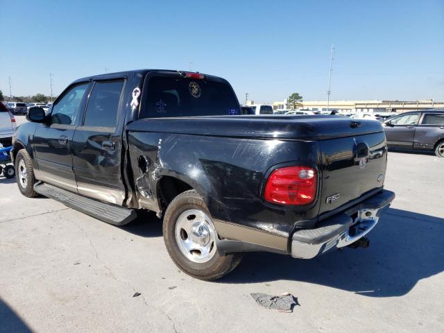 1FTRW076X2KD16206 - 2002 FORD F150 SUPERCREW BLACK photo 2