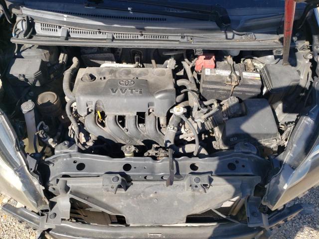 VNKKTUD31HA080062 - 2017 TOYOTA YARIS L BLACK photo 12