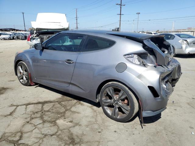 KMHTC6AD4FU244773 - 2015 HYUNDAI VELOSTER GRAY photo 2