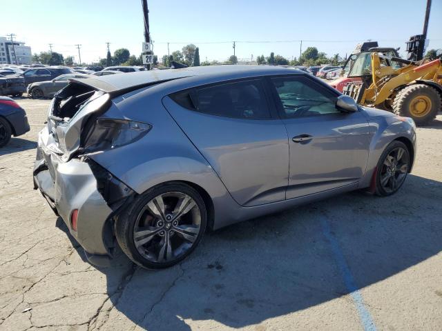 KMHTC6AD4FU244773 - 2015 HYUNDAI VELOSTER GRAY photo 3