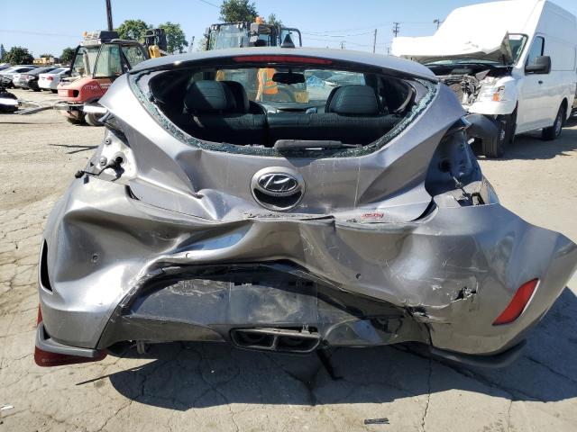KMHTC6AD4FU244773 - 2015 HYUNDAI VELOSTER GRAY photo 6