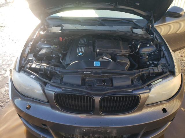 WBAUN93568VF55516 - 2008 BMW 135 I GRAY photo 11