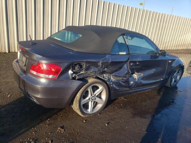 WBAUN93568VF55516 - 2008 BMW 135 I GRAY photo 3