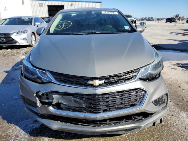 3G1BE6SM4HS579441 - 2017 CHEVROLET CRUZE LT SILVER photo 5