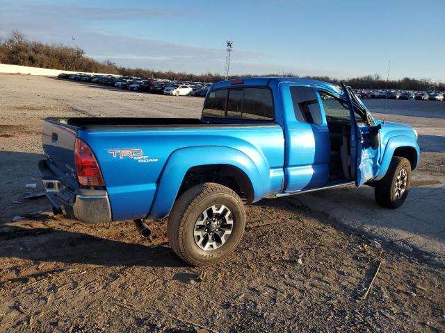 5TETU62N77Z392059 - 2007 TOYOTA TACOMA PRERUNNER ACCESS CAB BLUE photo 3