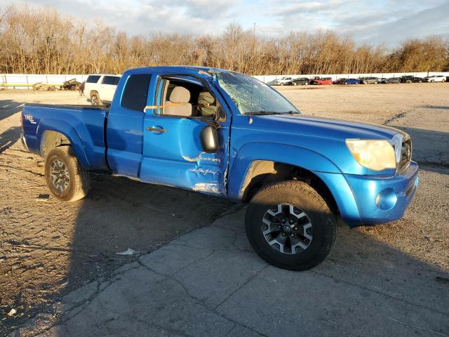 5TETU62N77Z392059 - 2007 TOYOTA TACOMA PRERUNNER ACCESS CAB BLUE photo 4