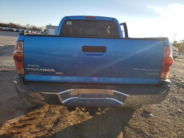 5TETU62N77Z392059 - 2007 TOYOTA TACOMA PRERUNNER ACCESS CAB BLUE photo 6