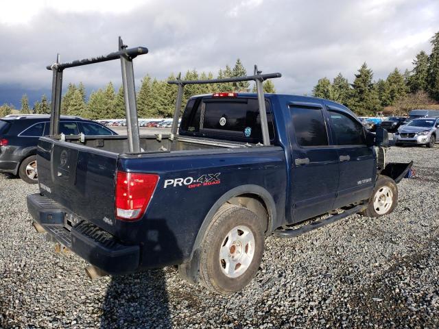 1N6AA07C38N328882 - 2008 NISSAN TITAN XE BLUE photo 3