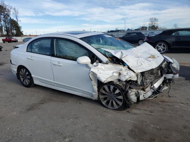 2HGFA16859H359235 - 2009 HONDA CIVIC EX WHITE photo 4