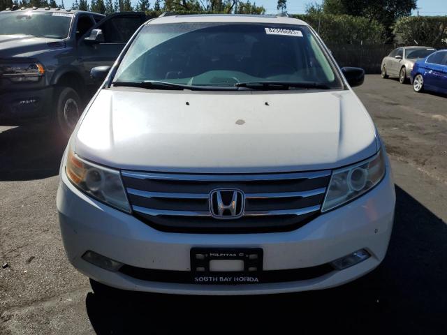 5FNRL5H98CB073198 - 2012 HONDA ODYSSEY TOURING WHITE photo 5