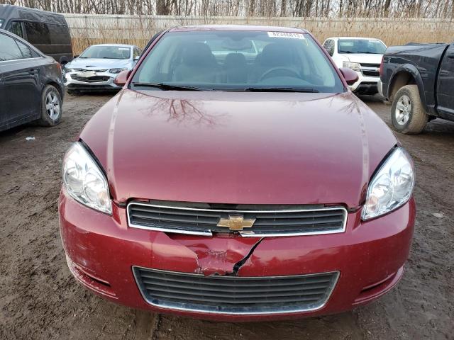 2G1WT57K891207008 - 2009 CHEVROLET IMPALA 1LT RED photo 5