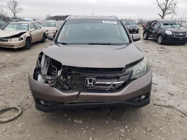 5J6RM4H73CL080038 - 2012 HONDA CR-V EXL GRAY photo 5