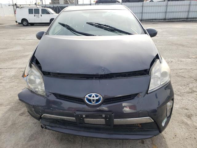 JTDKN3DP6D3046892 - 2013 TOYOTA PRIUS PLUG GRAY photo 5