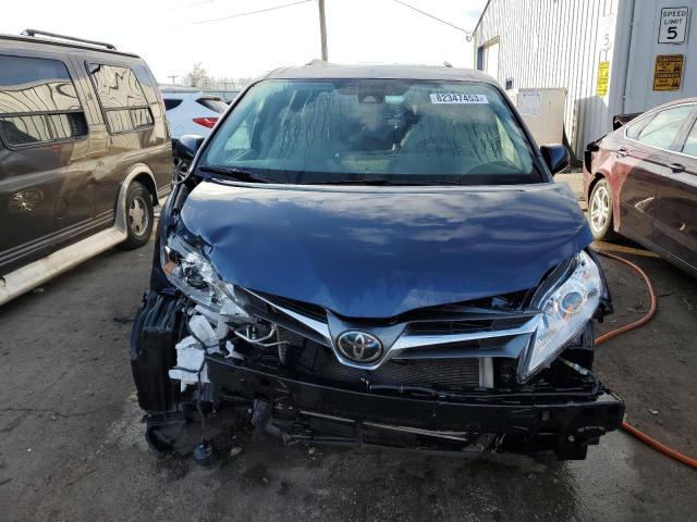 5TDYZ3DC8LS053206 - 2020 TOYOTA SIENNA XLE BLUE photo 5