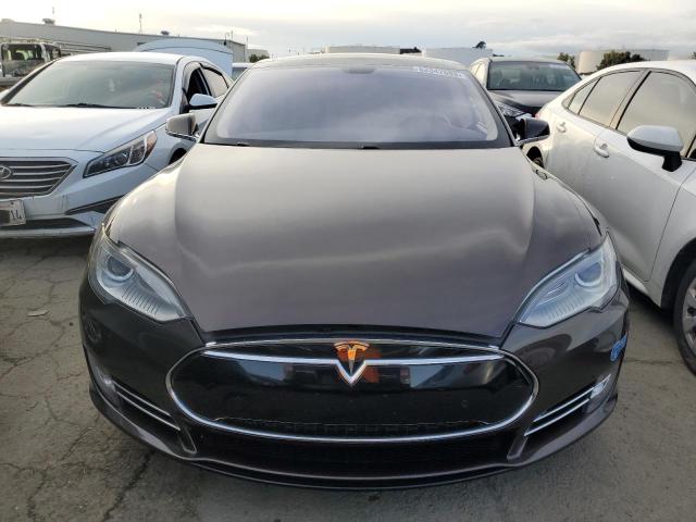 5YJSA1CG8DFP26104 - 2013 TESLA MODEL S Շագանակագույն լուսանկար 5