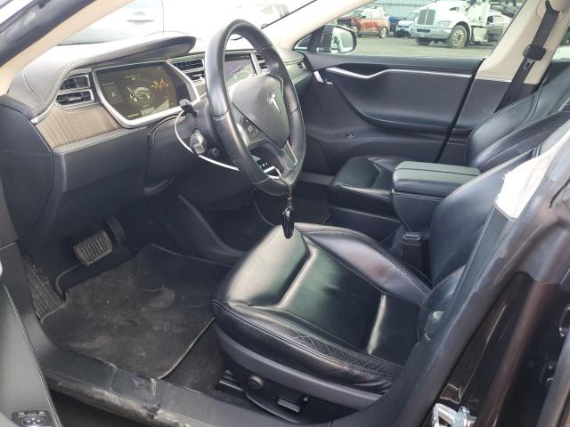 5YJSA1CG8DFP26104 - 2013 TESLA MODEL S Շագանակագույն լուսանկար 7