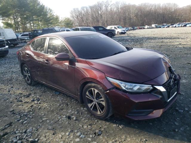 3N1AB8CV7LY239806 - 2020 NISSAN SENTRA SV MAROON photo 4