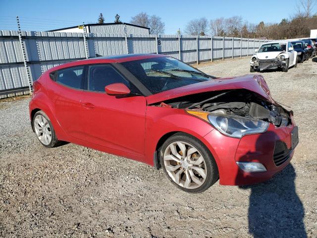 KMHTC6AD6DU158118 - 2013 HYUNDAI VELOSTER RED photo 4