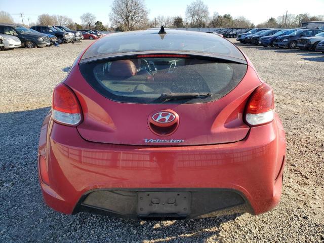 KMHTC6AD6DU158118 - 2013 HYUNDAI VELOSTER RED photo 6