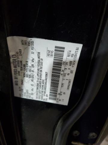 1FMEU6EE0AUA03567 - 2010 FORD EXPLORER EDDIE BAUER Սև լուսանկար 13