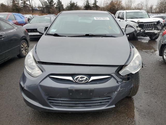 KMHCT5AE7CU041262 - 2012 HYUNDAI ACCENT GLS GRAY photo 5