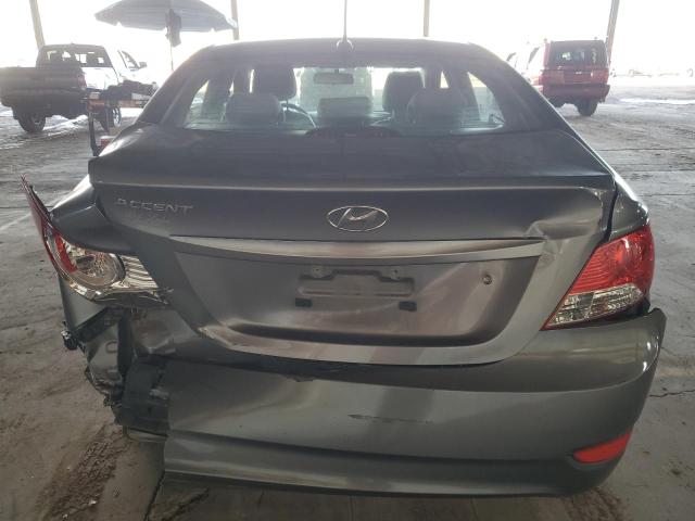 KMHCT4AE3EU711502 - 2014 HYUNDAI ACCENT GLS GRAY photo 6