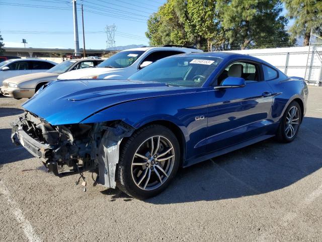 1FA6P8CF4H5291269 - 2017 FORD MUSTANG GT BLUE photo 1