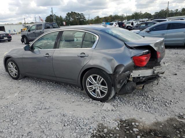 JN1CV6AP1AM406587 - 2010 INFINITI G37 BASE GRAY photo 2