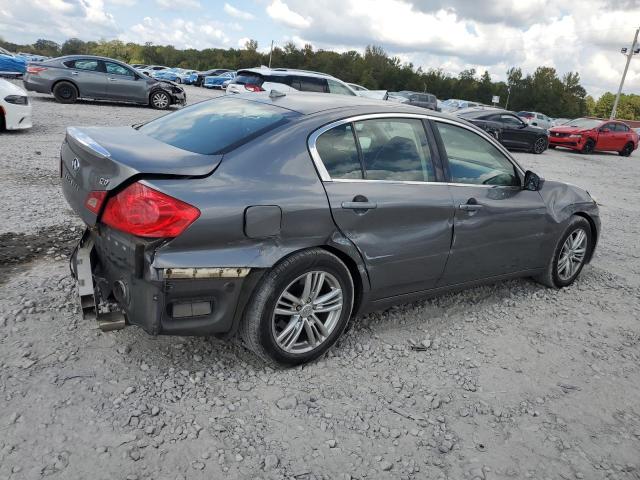 JN1CV6AP1AM406587 - 2010 INFINITI G37 BASE GRAY photo 3