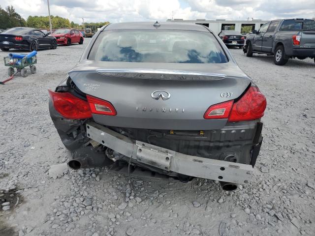 JN1CV6AP1AM406587 - 2010 INFINITI G37 BASE GRAY photo 6