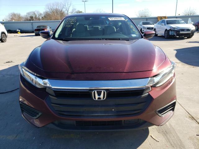 19XZE4F19KE006633 - 2019 HONDA INSIGHT LX RED photo 5