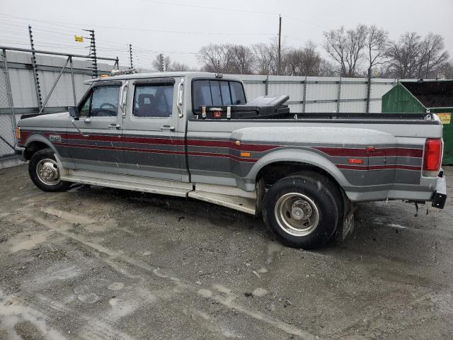 2FTJW35G7KCA52330 - 1989 FORD F350 GRAY photo 2