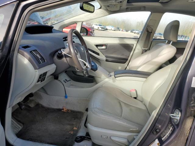 JTDKN3DU7B0281841 - 2011 TOYOTA PRIUS ნაცრისფერი ფოტო 7