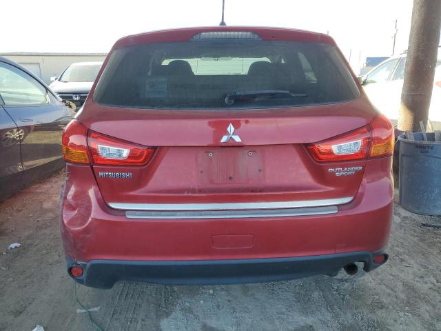 4A4AP3AU8EE001502 - 2014 MITSUBISHI OUTLANDER ES RED photo 6