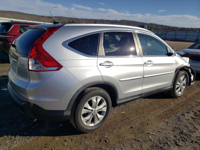 2HKRM4H76CH607645 - 2012 HONDA CR-V EXL SILVER photo 3