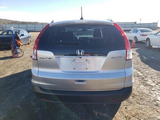 2HKRM4H76CH607645 - 2012 HONDA CR-V EXL SILVER photo 6