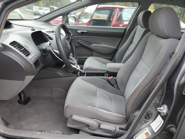2HGFA1F55BH300407 - 2011 HONDA CIVIC LX GRAY photo 7
