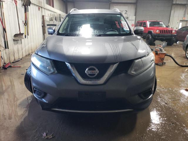 KNMAT2MVXFP537536 - 2015 NISSAN ROGUE S SILVER photo 5