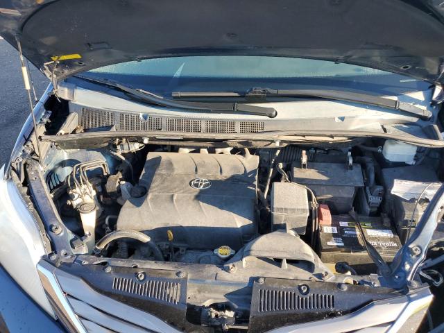 5TDYK3DC5CS245235 - 2012 TOYOTA SIENNA XLE 蓝色 照片 12