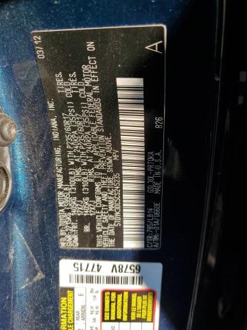 5TDYK3DC5CS245235 - 2012 TOYOTA SIENNA XLE 蓝色 照片 13