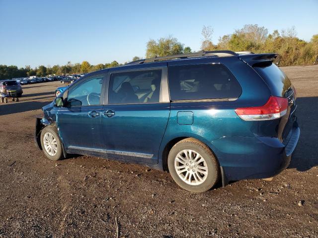 5TDYK3DC5CS245235 - 2012 TOYOTA SIENNA XLE 蓝色 照片 2