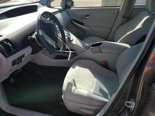 JTDKN3DUXC1486419 - 2012 TOYOTA PRIUS CHARCOAL photo 7