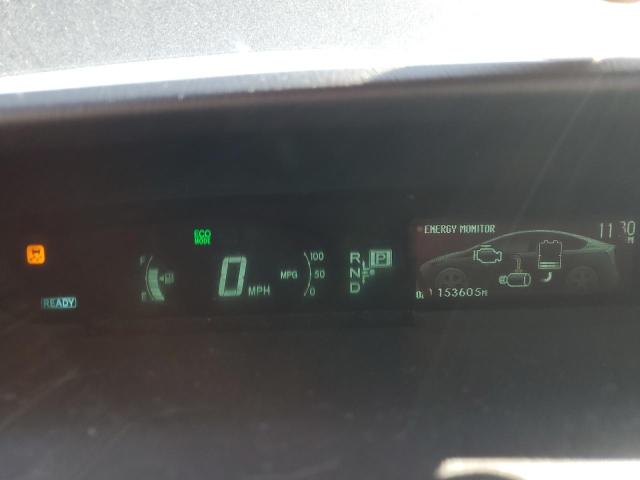 JTDKN3DUXC1486419 - 2012 TOYOTA PRIUS CHARCOAL photo 9