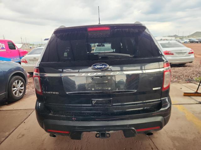 1FM5K8F85DGC15040 - 2013 FORD EXPLORER LIMITED შავი ფოტო 6