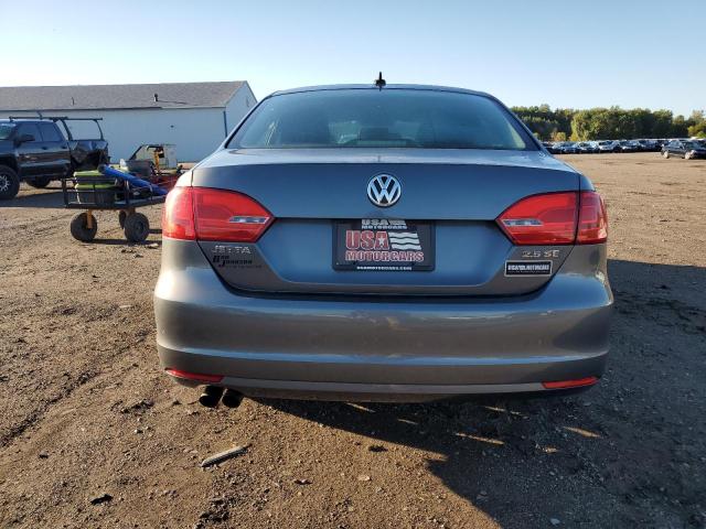 3VWDZ7AJ9BM378032 - 2011 VOLKSWAGEN JETTA SE GRAY photo 6