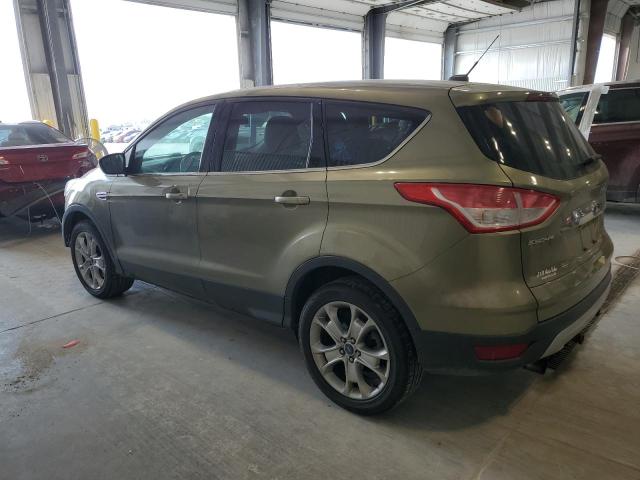 1FMCU9H90DUA17450 - 2013 FORD ESCAPE SEL GREEN photo 2