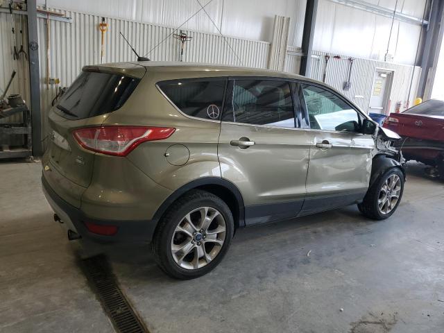 1FMCU9H90DUA17450 - 2013 FORD ESCAPE SEL GREEN photo 3