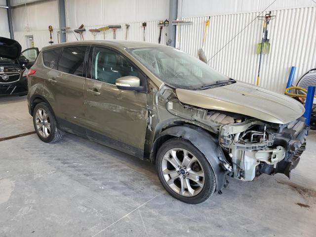 1FMCU9H90DUA17450 - 2013 FORD ESCAPE SEL GREEN photo 4
