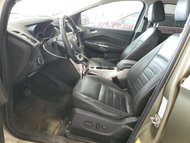 1FMCU9H90DUA17450 - 2013 FORD ESCAPE SEL GREEN photo 7